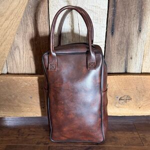 Hazel Travel Bag in Brown, Perfect for Transporting Dress Shoes or  Luxury Items
